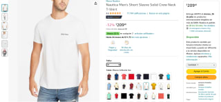 Playera Nautica Hombre por $209 en Amazon