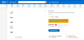 Colchón Hogadreams comprimido de 2 plazas por $99.990