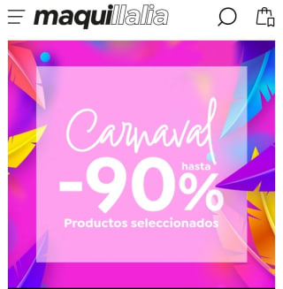 Hasta -90% Carnaval en Maquillalia.