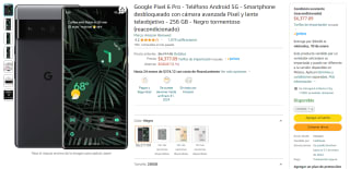 Google Pixel 6 Pro 5G 256GB Reacondicionado por $6,377 en Amazon