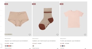 Tot 50% korting op alle biologische kleding voor baby's en kinderen