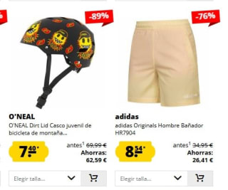 Recopilación Últimas tallas con descuento de hasta 97%