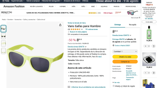 Gafas VANS por 8,95€