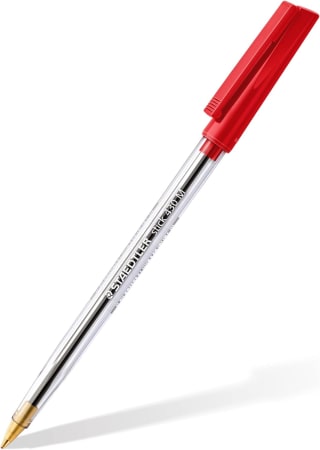 Balpen Staedtler Stick 430 rood 10 stuks voor €0,55 bij Amazon