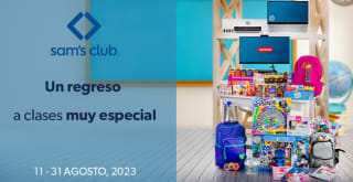 Cuponera del 11 al 31 de agosto de descuentos en Sam's club