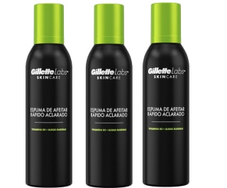 3 Botes de Gillette Labs Espuma de Afeitar Ligera de Rápido Aclarado para Hombre, Protege y Cuida la Piel, 240 ml por 10.64€