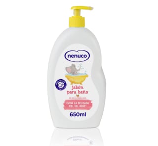 3 Nenuco Jabón para Baño con Leche de Almendras Dulces para Cuerpo y Cabello 650ml en total 1950ml por solo 5,95€