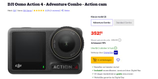 DJI Osmo Action 4 - Adventure Combo - Action cam voor €352,81 bij Bol