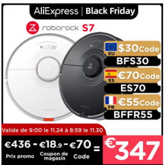 Roborock S7 Robot Vacuum Cleaner por 347€
