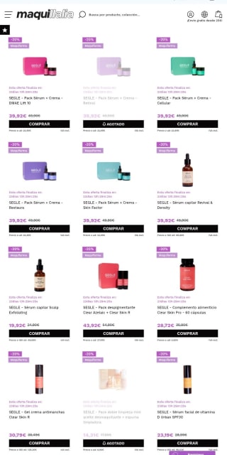 -20% de Descuento en Segle desde Maquillalia.