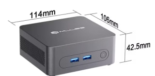 MLLSE-G3 Mini Pc Ddr4, Rom Go, Windows 11 Pro Intel N100, 8GB/256GB voor €88,48 dmv code bij Aliexpress