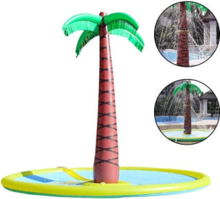 Watermat Palmboom met sproeier 130cm voor €19,99 bij Bol.com