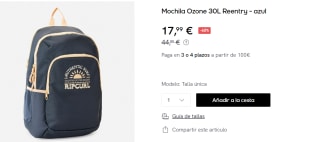 Mochila Rip Curl Ozone 30L Reentry por 17.99€