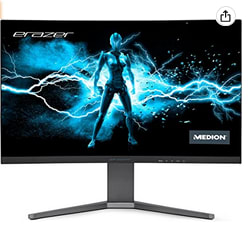 Monitor Curvo Gaming QHD de 68,6 cm 27" MEDION ERAZER Spectator X10 a 249,99€