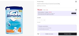 Hasta 30% + 50% EXTRA descuento en productos Cuidado Bebe ofertazas