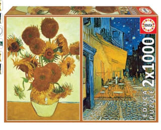 Recopilación Set 2 Puzzles de 1000 Piezas marca Educa  Serie Art Collection por 8,92€