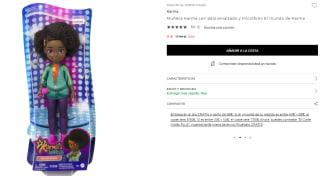 Muñeca Karma con pelo enraizado y micrófono El mundo de Karma por 9€