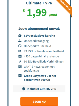 Tweaknews Ultimate + VPN voor €1,99 per maand