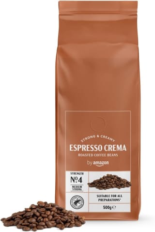 by Amazon Café en grano Natural Espresso crema 500g por 4,93€