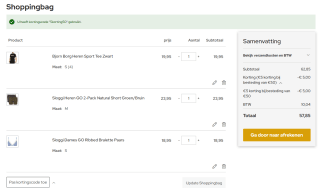 €5 korting bij besteding vanaf €50 bij Vetex