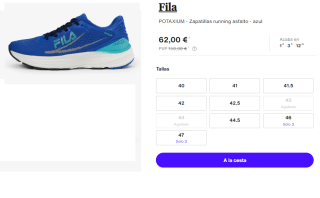 Zapatillas de Hombre Fila POTAXIUM por 62€