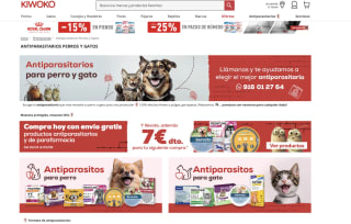 Código 10% Descuento antiparasitario de perro o gato en Kiwoko