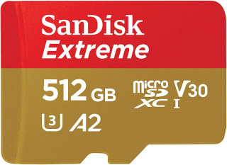 SanDisk Extreme 512GB MicroSDXC Geheugenkaart met SD Adapter voor €39,98 me Amazon Prime