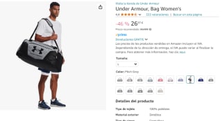 Bolsa deportiva Under Armour por 26,97€