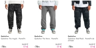 Quicksilver - Prendas con dto > 75%