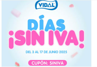 Días Sin Iva desde Vidal golosinas