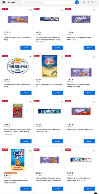 -5€ de Descuento directo por compra de 15€ en Carrefour.