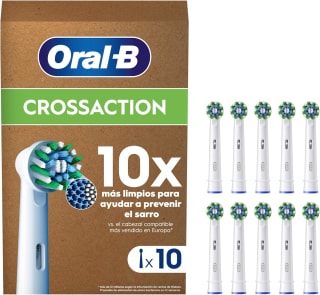 10 cabezales Oral-B Pro CrossAction Recambios por 25,95€