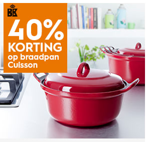BK Cuisson braadpannen met 40% korting