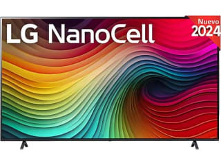 TV LED 86" LG 86NANO81T6A, UHD 4K, Procesador Inteligente 4K α8 por 1.349€