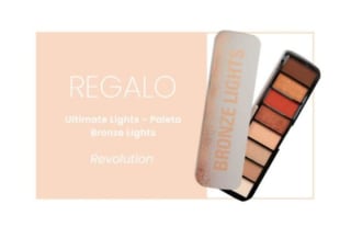 Regalo Paleta Revolution con compra.