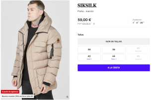 Parka de Invierno para Hombre SIKSILK por 59€
