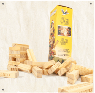 La chouffe toren bij aankoop van twee 4-packs Chouffe bier