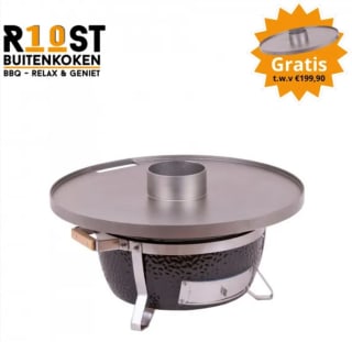 Monolith Icon Plus Black Kamado BBQ voor €750 bij Roost Buitenkoken