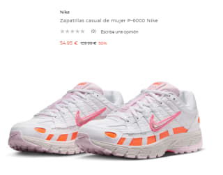 Zapatillas casual de mujer P-6000 Nike por 54.95€