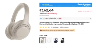 SONY WH-1000XM4 Zilver voor €162,64 bij Aliexpress