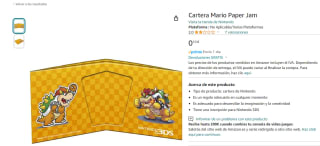 Cartera Mario Paper Jam por 0.10€