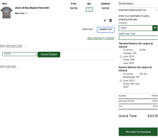 Camiseta Adidas tercera equipación Real Madrid 2024-25 por 43€