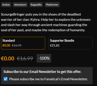 ScourgeBringer gratis via Fanatical