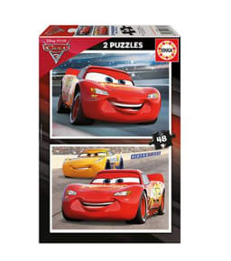 Puzzle marca Educa Cars 3 2x48 piezas por 4€