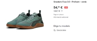 Zapatillas Puma Fuse 3.0 por 54.99€