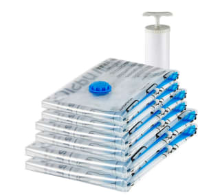 Bolsas de vacío Cremallera para almacenamiento 6 unidades por 13,32€