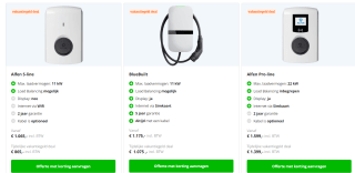 Tot €200 korting op laadpalen bij Coolblue