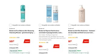 Tot 50% korting op Biodermal bij Bol