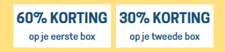 60% korting op je eerste box en 30% korting op je 2e box hondenvoer bij Butternutbox