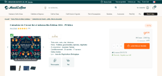 Calendrier de l'Avent Pukka - Thé et infusion Bio à 9,99€